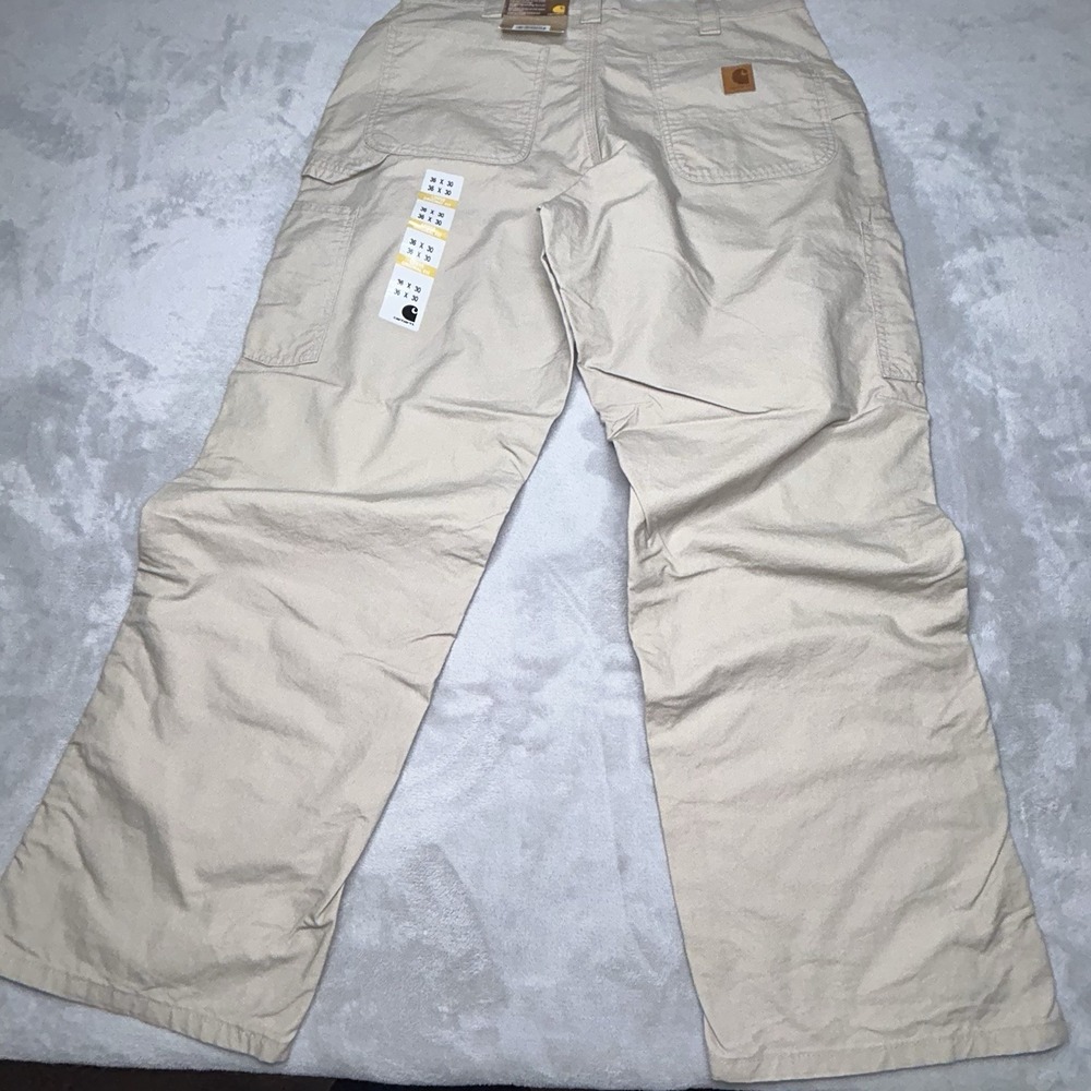 New Vintage Carhartt B151 Canvas Carpenter Dungaree Loose Original Men's 36x30